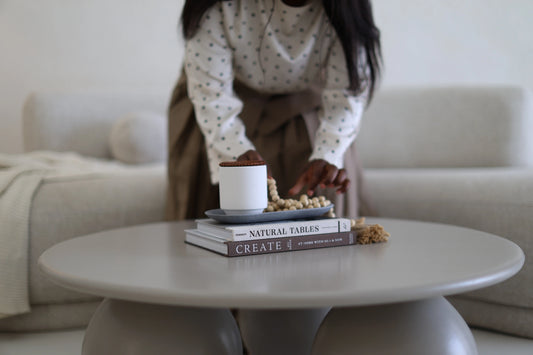 Faux-stone Oval Tray MATOLI HOME