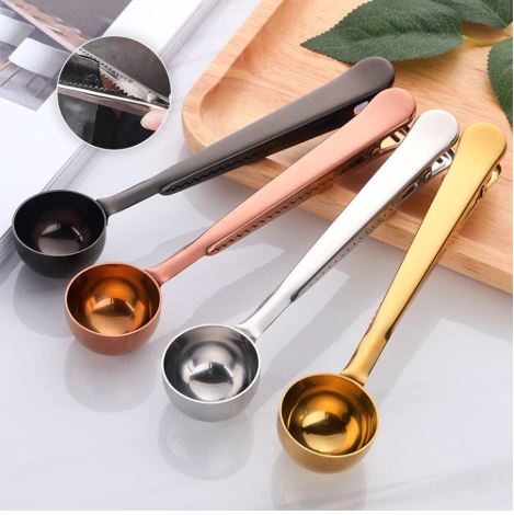 Plated Bag Clip with Scoop KitchenJoint