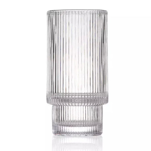 Ribbed Crystal Glass - Tall Filtrum Home