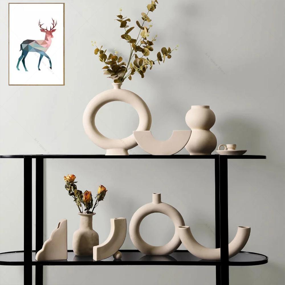 Nordic Ceramic Decorative Vase KitchenJoint