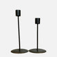 Modern Candlesticks - Black MATOLI HOME