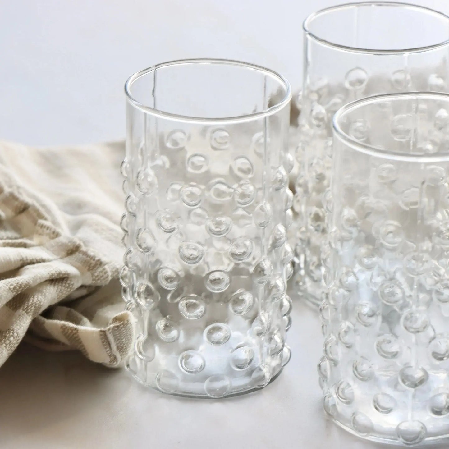 Hobnail Glass Tumblers - Set of 2 MATOLI HOME