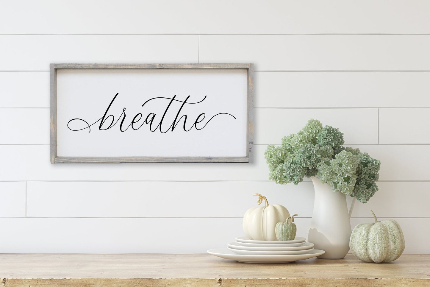 Breathe Wood Sign WilliamRaeDesigns