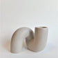 Decorative Curved Vase - Grey MATOLI HOME