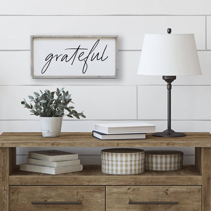 Grateful (small) Wood Sign WilliamRaeDesigns