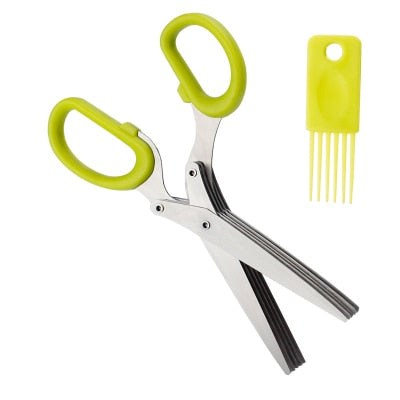 5 Blade Herb Scissors KitchenJoint