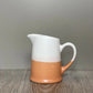 White Terracotta Ceramic Pitcher MATOLI HOME