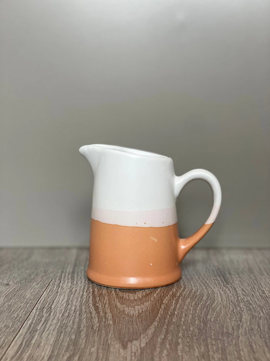 White Terracotta Ceramic Pitcher MATOLI HOME