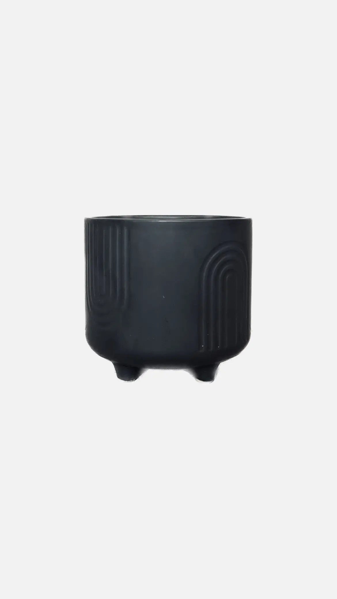 Decorative Black Planter MATOLI HOME