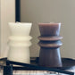 Geo-Pillar Candle – White MATOLI HOME