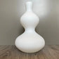 White Hourglass Vase MATOLI HOME